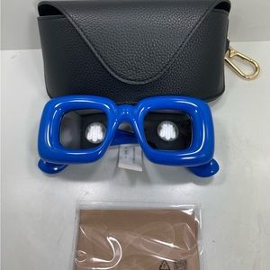 Loewe inflated square injection sunglasses retail $360